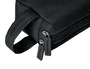 Liderpapel Estuche portatodo Classic rectangular con asa, 2 cremalleras, negro