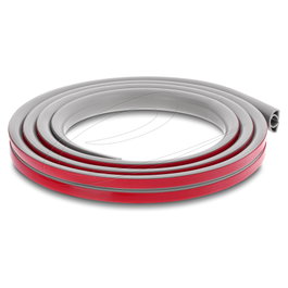 DeLOCK Canaleta de PVC flexible 20 x 10 mm - 2 m gris