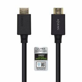 Aisens Cable HDMI V2.1 Ultra Alta Velocidad 8K@60Hz 48Gbps 2m Negro
