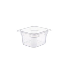 ARAVEN Cubeta Transparente GN 1/6 de 1,6 L