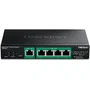 Trendnet TPE-B541 Switch Gestionado 5 Puertos Gigabit Ethernet (10/100/1000) PoE Negro, QoS, VLAN, Montaje Pared