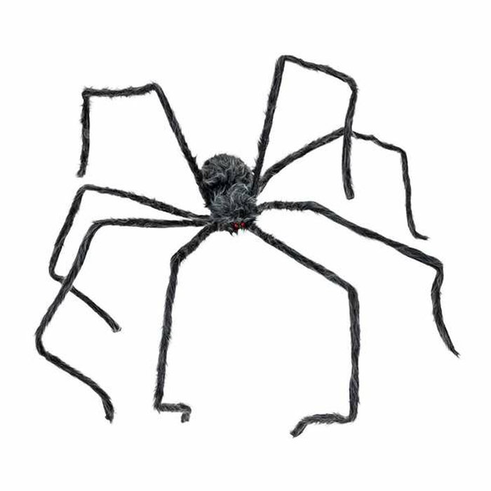 Decoración para Halloween My Other Me Gris 80 x 18 x 8 cm Araña Decoración para Halloween My Other Me Gris 80 x 18 x 8 cm Araña