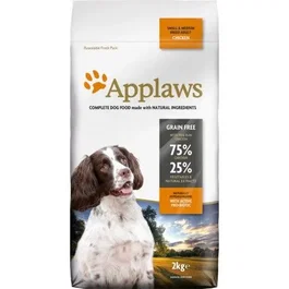 Applaws Pienso Seco para Perro Adulto Razas Pequeñas y Medianas con Pollo 2 kg