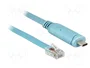 DeLOCK 63914 Adaptador USB 2.0 Tipo C a RS-232 RJ45, 3 m, Azul