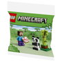 LEGO 30672 Minecraft Steve con Panda Bebé Juego de Construcción Polybag 35 Piezas Multicolor para Niños +6 Años