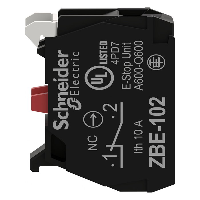 Schneider Electric ZBE102 Accesorio de interruptor eléctrico Negro IP20