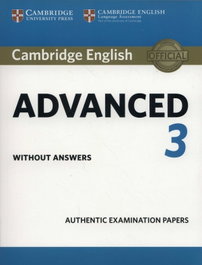 CAMBRIDGE, Cambridge English Advanced 3 Student's Book - Cambridge English Certificate Advanced 3