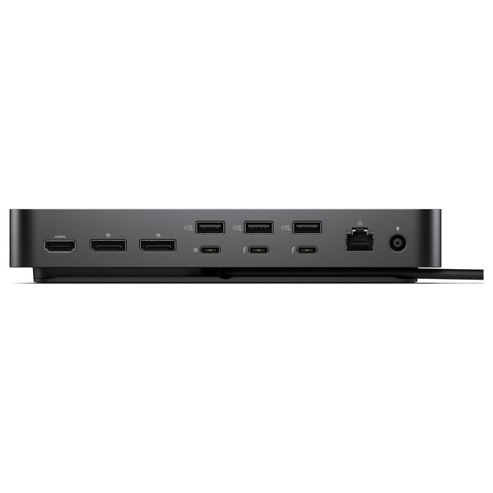 DELL WD25TB5 Dock Pro Thunderbolt 5 130W Negro - 2x Thunderbolt 5, 4x USB 3.2, HDMI 2.1, DisplayPort, Ethernet 2.5Gb, Soporta 4 Pantallas