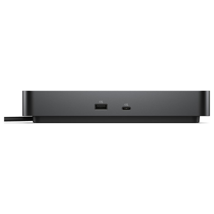 DELL WD25TB5 Dock Pro Thunderbolt 5 130W Negro - 2x Thunderbolt 5, 4x USB 3.2, HDMI 2.1, DisplayPort, Ethernet 2.5Gb, Soporta 4 Pantallas
