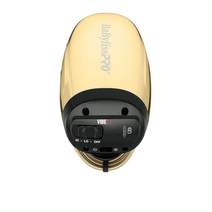 Babyliss Masajeador Gold Vibefx Inalámbrico y con Cable, Masaje Relajante con Doble Velocidad y Motor Eficiente Babyliss Masajeador Gold Vibefx Inalámbrico y con Cable, Masaje Relajante con Doble Velocidad y Motor Eficiente