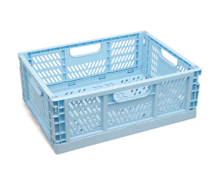 KioKids Caja de Almacenaje Plegable Azul 40x30x15 KioKids Caja de Almacenaje Plegable Azul 40x30x15
