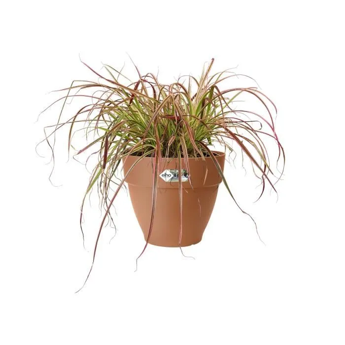 Elho Jardinera Redonda Vibia Campana 55 Marrón Ø 55 x H 47 cm exterior 100% reciclado Elho Jardinera Redonda Vibia Campana 55 Marrón Ø 55 x H 47 cm exterior 100% reciclado