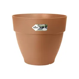 Elho Jardinera Redonda Vibia Campana 55 Marrón Ø 55 x H 47 cm exterior 100% reciclado