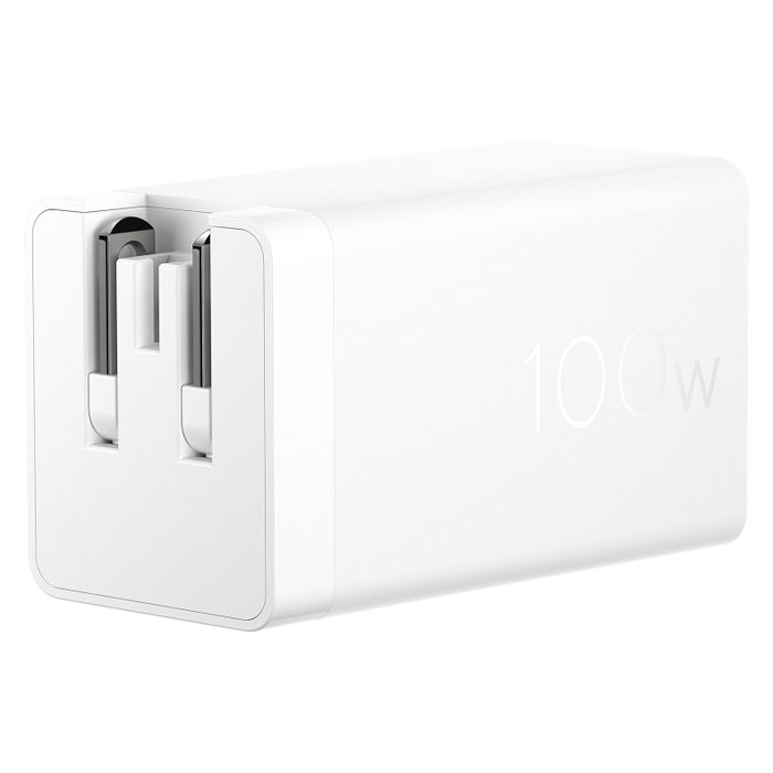 ASUS 100W USB-C GaN Cargador Rápido Universal, 2 Puertos Tipo C, 1 Puerto USB 2.0, 1.5 m, Blanco, Carga Rápida PD 3.0