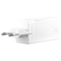 ASUS 100W USB-C GaN Cargador Rápido Universal, 2 Puertos Tipo C, 1 Puerto USB 2.0, 1.5 m, Blanco, Carga Rápida PD 3.0