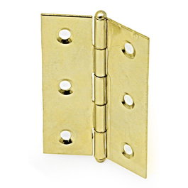 LIM Bisagra Plana Sin Remate SRP 70x50 Acabado Negro Hierro para Muebles y Carpintería