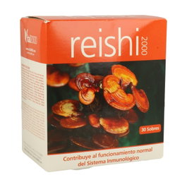 VITAL 2000 Reishi 2000 Suplemento con Reishi, Shiitake, Equinácea, Vitaminas y Minerales - 30 Sobres