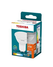 TOSHIBA LED Essential GU10 4.5W 2700K - Bombilla LED Spot Dicroica Warm White