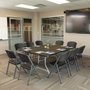 Color Baby Mesa rectangular plegable negra 182X76X73,5 cm