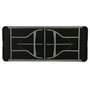 Color Baby Mesa rectangular plegable negra 182X76X73,5 cm