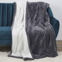 Home Deco Factory Manta Gris XXL 180x220 cm