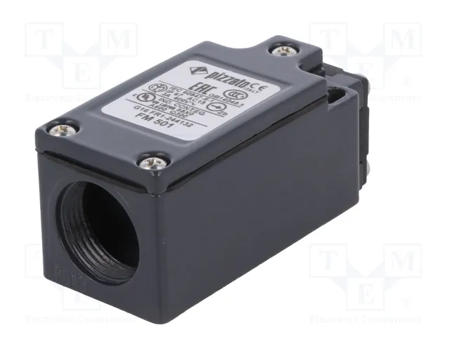 PIZZATO ELETTRICA Interruptor de fin de carrera FM 501 con espárrago de Ø8mm