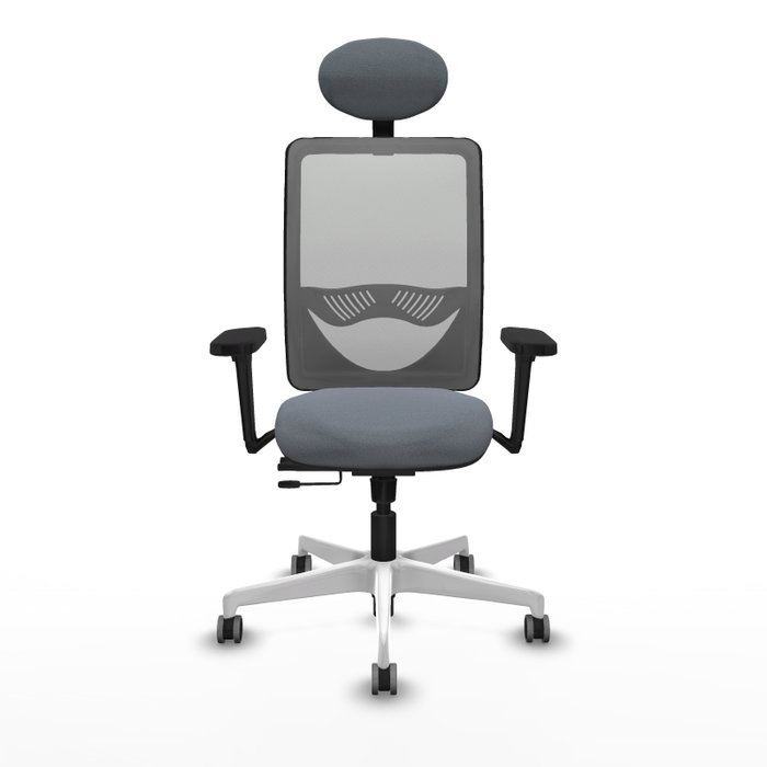 PIQUERAS Y CRESPO Silla de oficina Zulema Gris con mecanismo Sincro/Traslack PIQUERAS Y CRESPO Silla de oficina Zulema Gris con mecanismo Sincro/Traslack