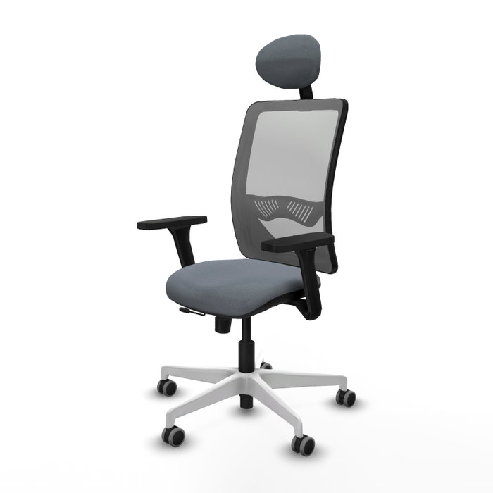 PIQUERAS Y CRESPO Silla de oficina Zulema Gris con mecanismo Sincro/Traslack PIQUERAS Y CRESPO Silla de oficina Zulema Gris con mecanismo Sincro/Traslack