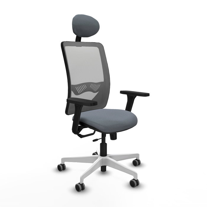 PIQUERAS Y CRESPO Silla de oficina Zulema Gris con mecanismo Sincro/Traslack PIQUERAS Y CRESPO Silla de oficina Zulema Gris con mecanismo Sincro/Traslack