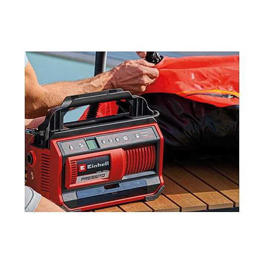 Einhell Power X-Change PRESSITO 18/25 Compresor Híbrido (18V/220V)