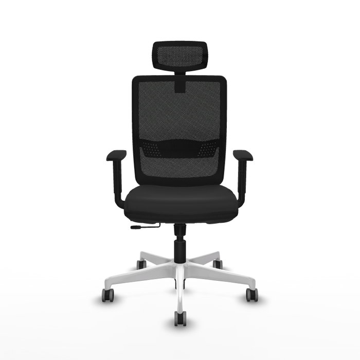 PIQUERAS Y CRESPO Silla de oficina Haches Negro con mecanismo Sincro/Traslack PIQUERAS Y CRESPO Silla de oficina Haches Negro con mecanismo Sincro/Traslack