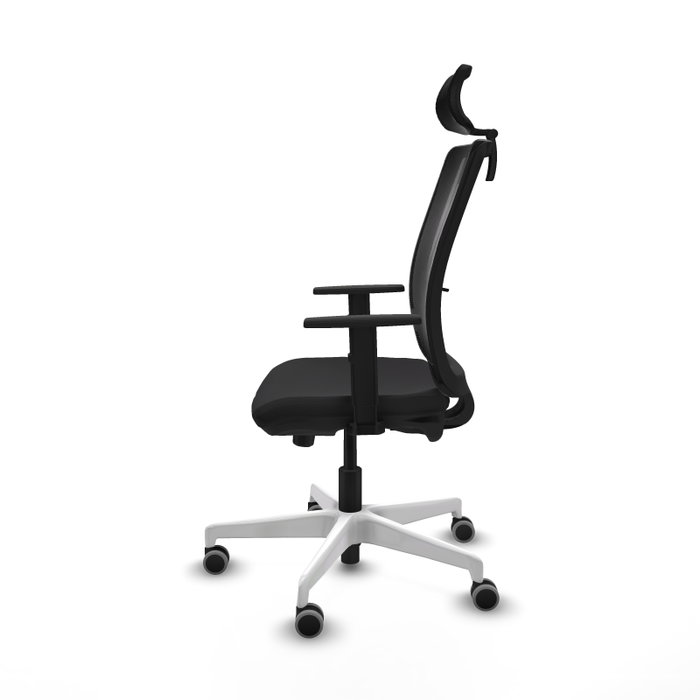 PIQUERAS Y CRESPO Silla de oficina Haches Negro con mecanismo Sincro/Traslack PIQUERAS Y CRESPO Silla de oficina Haches Negro con mecanismo Sincro/Traslack
