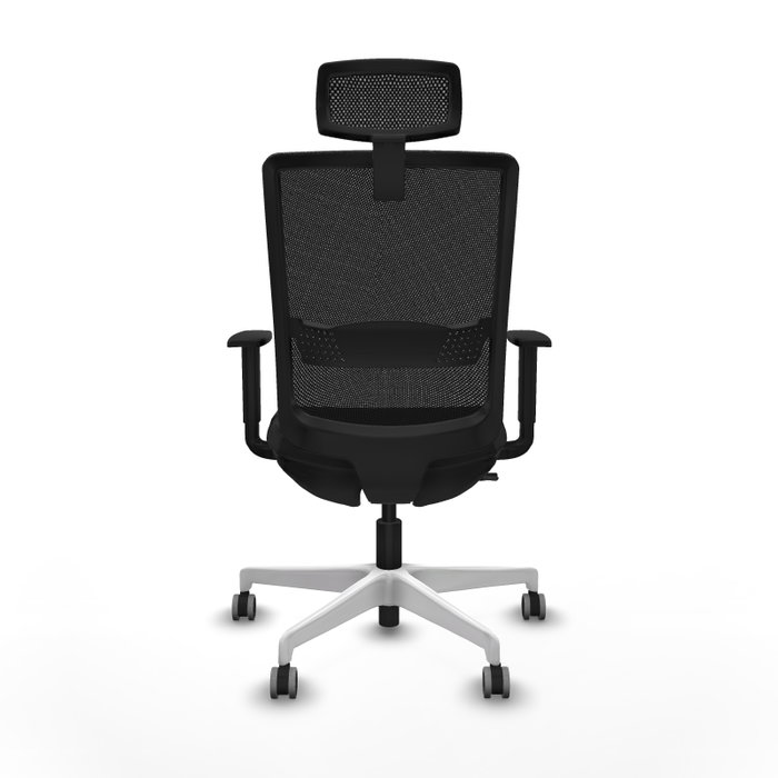 PIQUERAS Y CRESPO Silla de oficina Haches Negro con mecanismo Sincro/Traslack PIQUERAS Y CRESPO Silla de oficina Haches Negro con mecanismo Sincro/Traslack