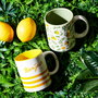 Home Deco Factory Mug Bain De Soleil 300 Ml Estampado Limones Bon'jour