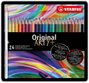 Stabilo Original Arty Lápices de Colores Acuarelables con Estuche Metálico de 24 Colores Surtidos