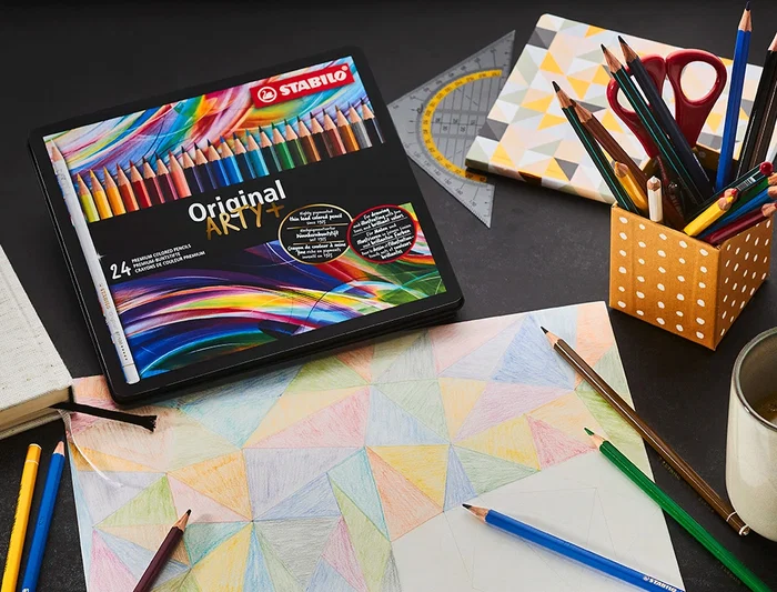 Stabilo Lápices de Colores Acuarelables Arty Original Estuche Metálico 24 Colores Surtidos