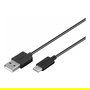 Goobay 45735 Cable USB 2.0 de 1 m, USB-A Macho a USB-C Macho para Datos y Carga, 480 Mbps, Negro