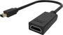 Vision TC-MDPHDMI/BL Adaptador de Cable de Video Mini DisplayPort Macho a HDMI Tipo A Hembra Estándar - Negro