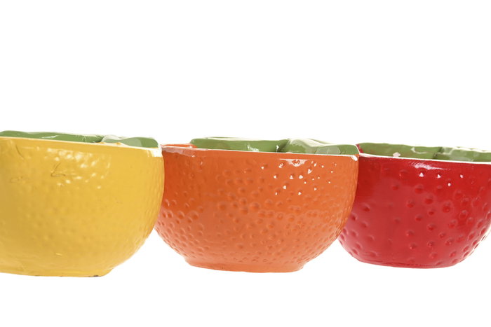 DKD Home Decor Vela Terracota Surtido de Frutas 95 g