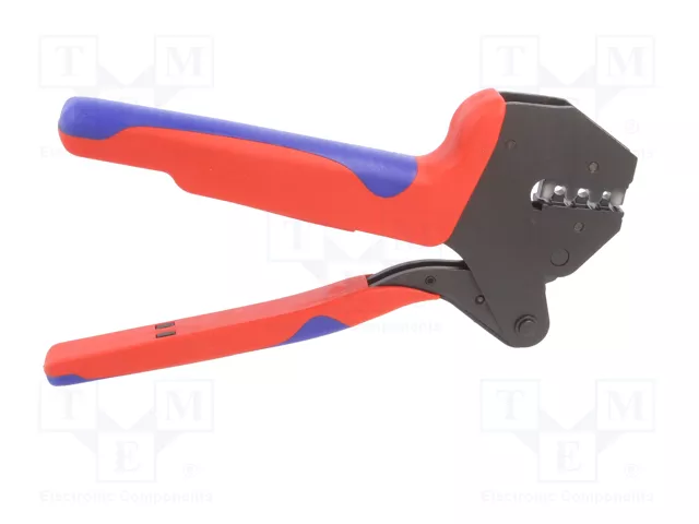 KNIPEX Crimpadora para terminales de cable y conectores solares MC4 KNIPEX Crimpadora para terminales de cable y conectores solares MC4