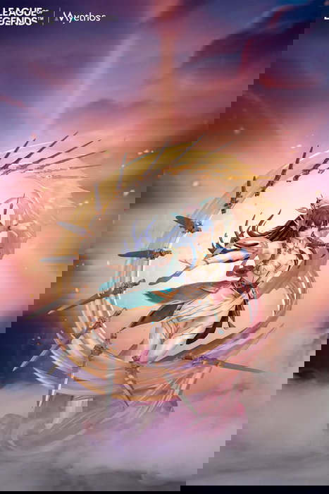 Figura League Of Legends Irelia Estatua PVC Escala 1/7 34 cm