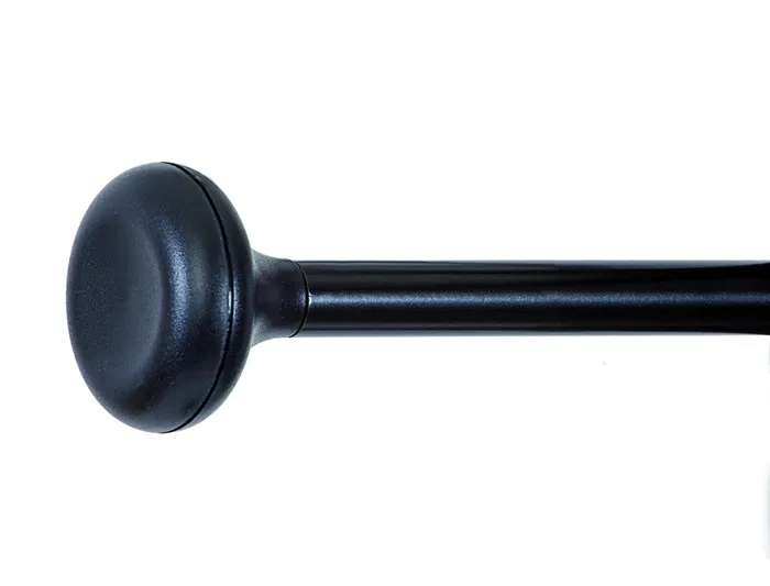 Maul Perchero Metálico 390x1750x390 mm, Negro, 8 Ganchos para Abrigos y Soporte para Paraguas