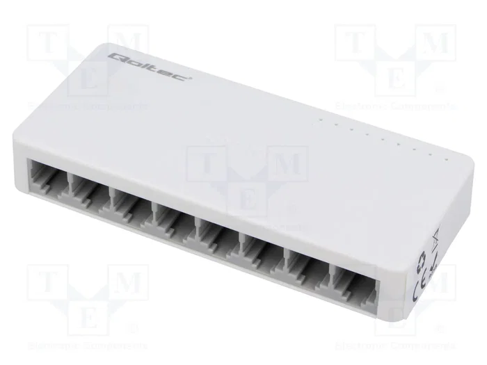 Qoltec 52248 Switch de red 8 x puerto RJ45 1000Mbps LAN