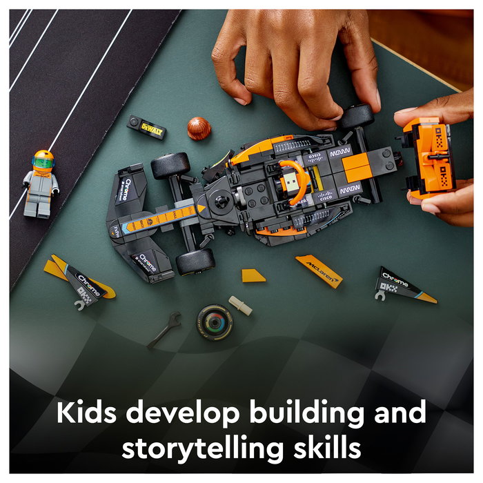 LEGO 76919 Speed Champions McLaren Formula 1 Rennwagen 2023, Juego de Construcción de Coche de Carreras, 245 Piezas, Edad 9+ LEGO 76919 Speed Champions McLaren Formula 1 Rennwagen 2023, Juego de Construcción de Coche de Carreras, 245 Piezas, Edad 9+