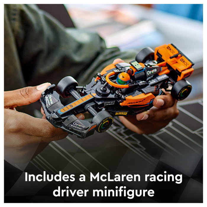 LEGO 76919 Speed Champions McLaren Formula 1 Rennwagen 2023, Juego de Construcción de Coche de Carreras, 245 Piezas, Edad 9+ LEGO 76919 Speed Champions McLaren Formula 1 Rennwagen 2023, Juego de Construcción de Coche de Carreras, 245 Piezas, Edad 9+