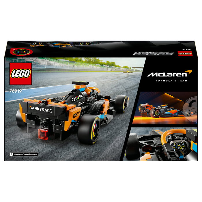 LEGO 76919 Speed Champions McLaren Formula 1 Rennwagen 2023, Juego de Construcción de Coche de Carreras, 245 Piezas, Edad 9+ LEGO 76919 Speed Champions McLaren Formula 1 Rennwagen 2023, Juego de Construcción de Coche de Carreras, 245 Piezas, Edad 9+