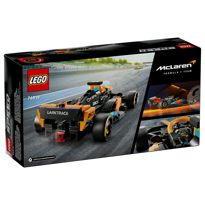 LEGO 76919 Speed Champions McLaren Formula 1 Rennwagen 2023, Juego de Construcción de Coche de Carreras, 245 Piezas, Edad 9+ LEGO 76919 Speed Champions McLaren Formula 1 Rennwagen 2023, Juego de Construcción de Coche de Carreras, 245 Piezas, Edad 9+