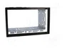 4CARMEDIA Semi-bastidor de montaje universal 2 DIN