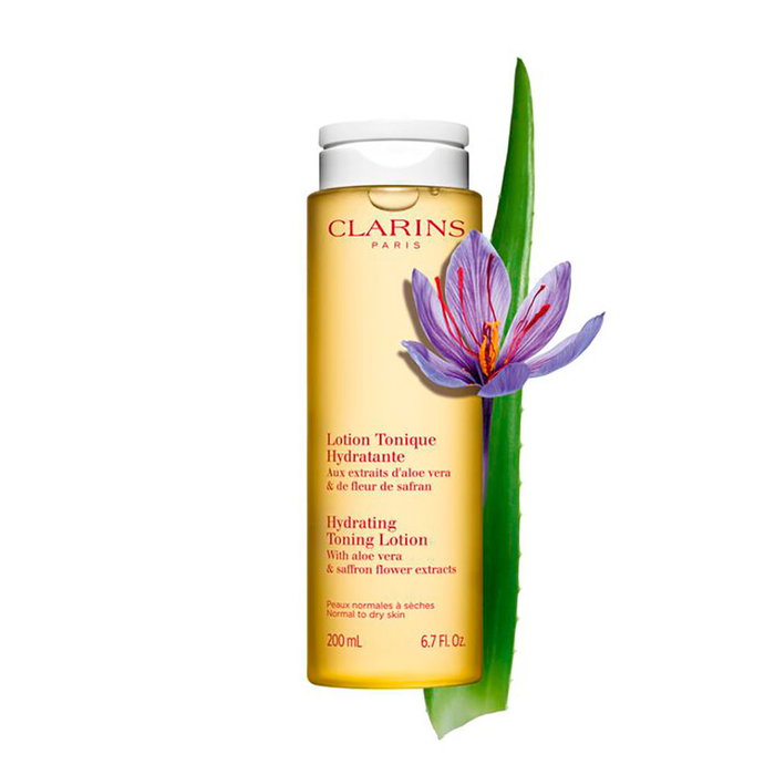 Clarins Loción Tónica Hidratante para Piel Normal a Seca - Tonificador Facial 200 ml