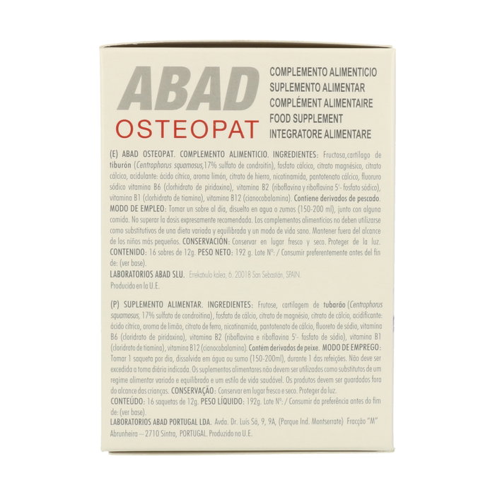 Abad Kilugen Osteopat 16 sobres Abad Kilugen Osteopat 16 sobres